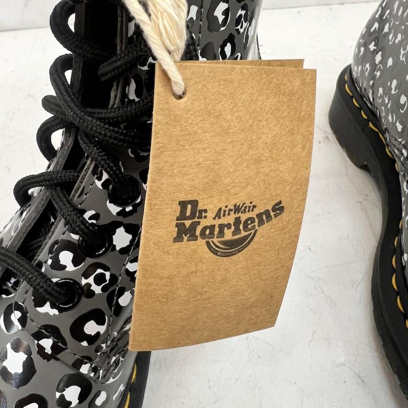ドクターマーチン Dr.Martens ブーツ 一般 レオパード スカル 8ホールブーツ 27652 UK：4 灰 / グレー / gray レディース USED 古着 中古 50158972