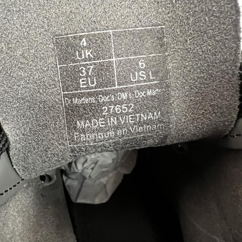 ドクターマーチン Dr.Martens ブーツ 一般 レオパード スカル 8ホールブーツ 27652 UK：4 灰 / グレー / gray レディース USED 古着 中古 50158972