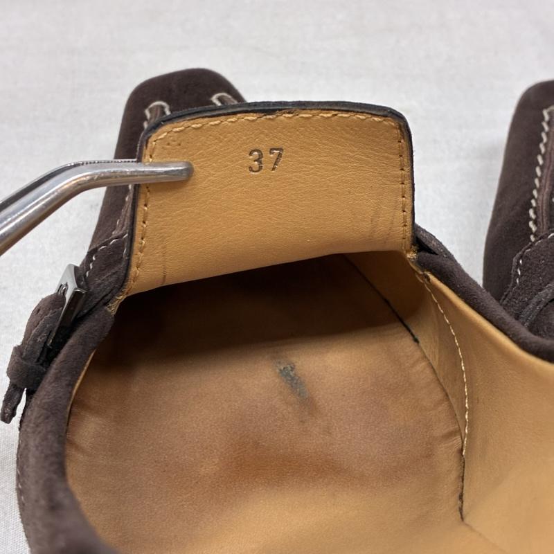 トッズ TOD S パンプス パンプス ブラウン スエード ヒール ストラップ パンプス 37 24.0cm レディース USED 古着 中古 50158987