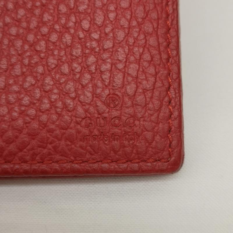 グッチ GUCCI 財布 長財布 スウィング ショルダー ウォレット 長財布 バッグ 斜め掛け 368231 534563 - 赤 / レッド / red レディース USED 古着 中古 50159006