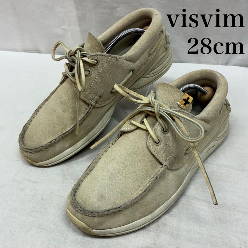 ビズビム VISVIM カジュアルシューズ カジュアルシューズ HOCKNEY ホックニー 3EYE スエード デッキシューズ モカシン US：10 メンズ USED 古着 中古 50159015