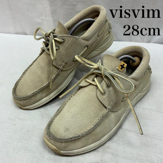 ビズビム VISVIM カジュアルシューズ カジュアルシューズ HOCKNEY ホックニー 3EYE スエード デッキシューズ モカシン US：10 メンズ USED 古着 中古 50159015