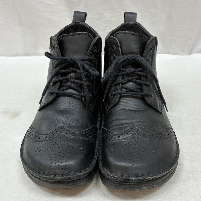 ビルケンシュトック BIRKENSTOCK ブーツ ショートブーツ Footprints フットプリンツ KENT-HI ウィングチップ レザー ショート ブーツ 43 27.0cm メンズ USED 古着 中古 50159018