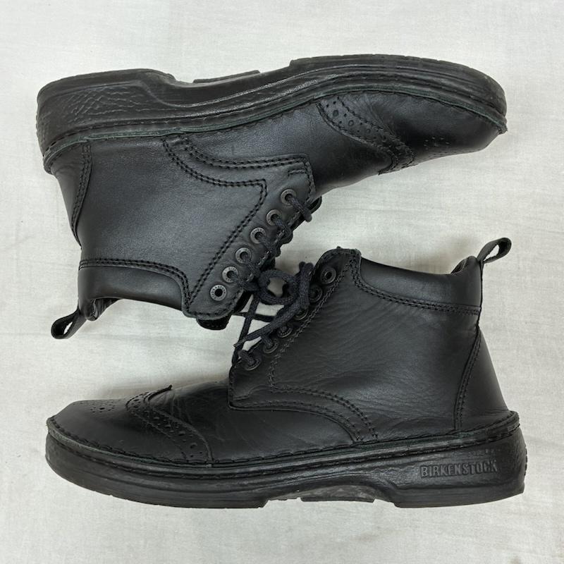 ビルケンシュトック BIRKENSTOCK ブーツ ショートブーツ Footprints フットプリンツ KENT-HI ウィングチップ レザー ショート ブーツ 43 27.0cm メンズ USED 古着 中古 50159018