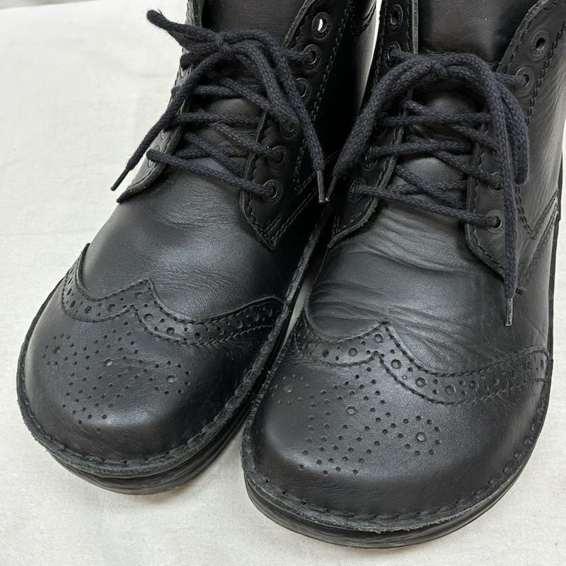 ビルケンシュトック BIRKENSTOCK ブーツ ショートブーツ Footprints フットプリンツ KENT-HI ウィングチップ レザー ショート ブーツ 43 27.0cm メンズ USED 古着 中古 50159018