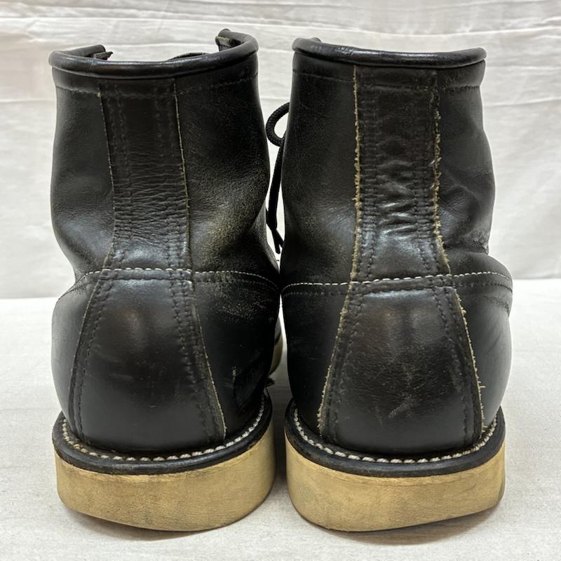 レッドウィング RED WING ブーツ ショートブーツ 90s 羽タグ 8130 アイリッシュセッター ブラッククローム モックトゥ ワーク ブーツ US：8.5 メンズ USED 古着 中古 50159023