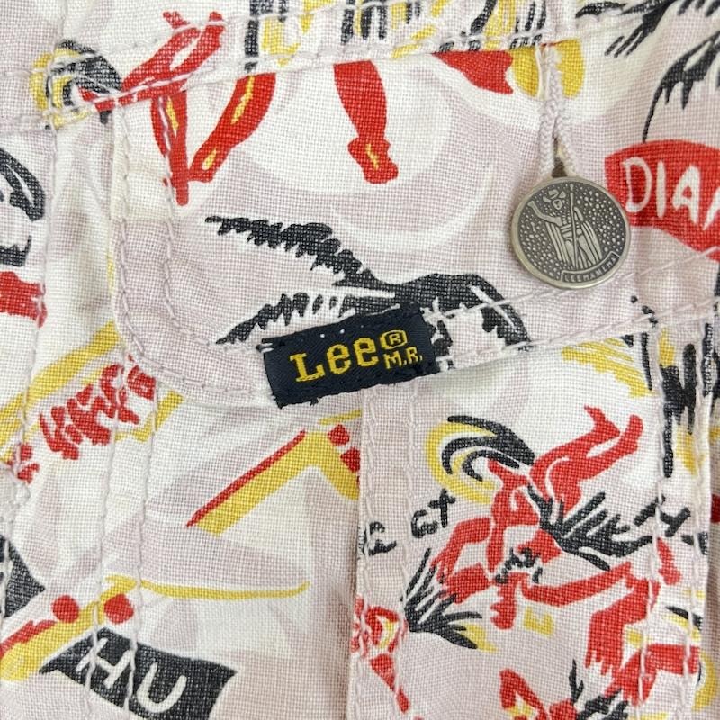 リー Lee ジャケット、上着 ジャケット、ブレザー サーフライダー U.S 綿100 ハワイアン 総柄 ビーチ ジャケット M 白 / ホワイト / white メンズ USED 古着 中古 50159035