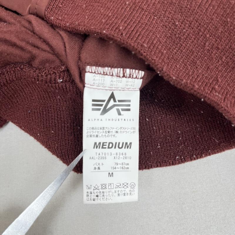アルファ ALPHA ジャケット、上着 ジャンパー、ブルゾン MA-1 ナイロン ジャケット TA7013-8368 M えんじ / ワインレッド / dark red メンズ USED 古着 中古 50159036