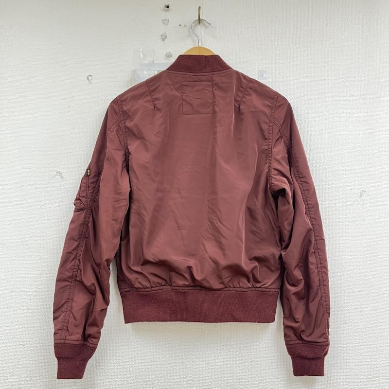アルファ ALPHA ジャケット、上着 ジャンパー、ブルゾン MA-1 ナイロン ジャケット TA7013-8368 M えんじ / ワインレッド / dark red メンズ USED 古着 中古 50159036