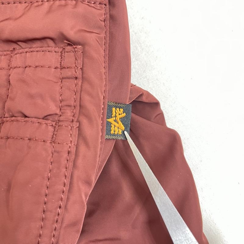 アルファ ALPHA ジャケット、上着 ジャンパー、ブルゾン MA-1 ナイロン ジャケット TA7013-8368 M えんじ / ワインレッド / dark red メンズ USED 古着 中古 50159036