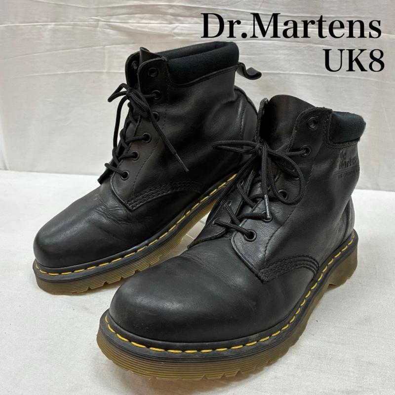 ドクターマーチン Dr.Martens ブーツ ショートブーツ 6ホール レザー レースアップ ワークブーツ UK：8 メンズ USED 古着 中古 50159039