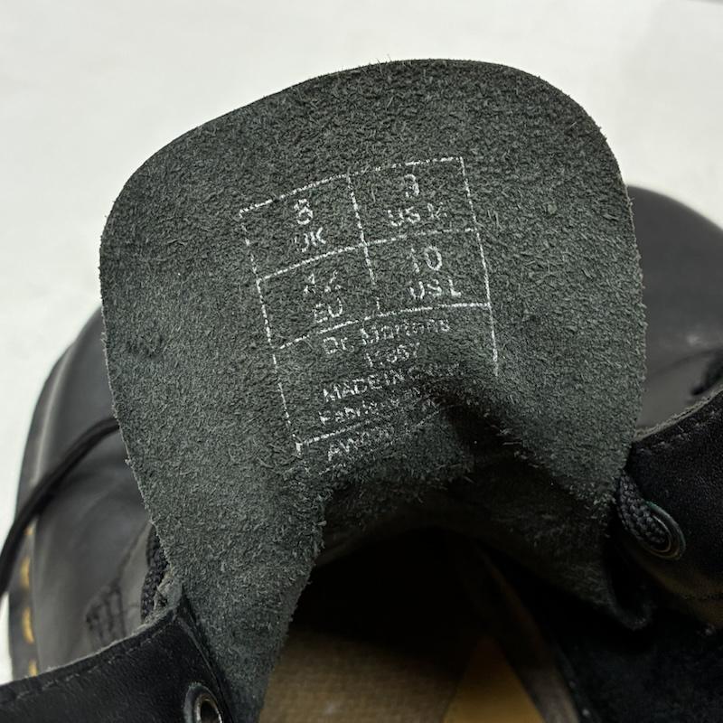 ドクターマーチン Dr.Martens ブーツ ショートブーツ 6ホール レザー レースアップ ワークブーツ UK：8 メンズ USED 古着 中古 50159039