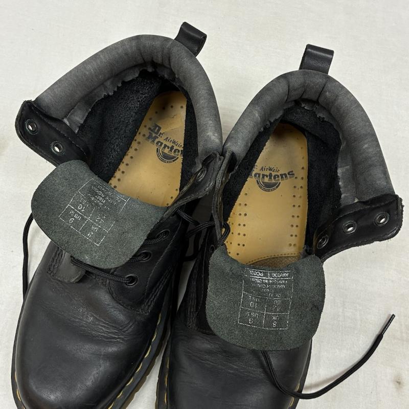 ドクターマーチン Dr.Martens ブーツ ショートブーツ 6ホール レザー レースアップ ワークブーツ UK：8 メンズ USED 古着 中古 50159039
