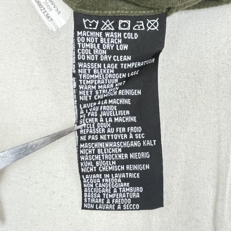 ハーレーダビッドソン Harley-Davidson シャツ、ブラウス 長袖 長袖シャツ 刺繍 ロゴ バッグ プリント 巨大 グラフィック XL カーキオリーブ / カーキオリーブ / メンズ USED 古着 中古 50159042