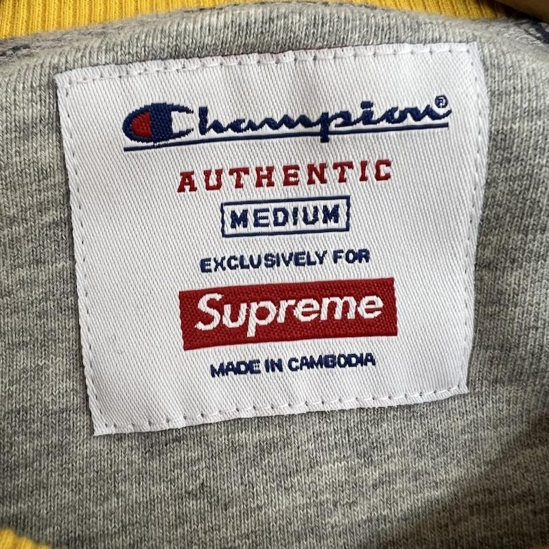 シュプリーム Supreme トレーナー 長袖 19ss Chrome Crewneck ロゴ スウェット トレーナー M 黄 / イエロー / yellow メンズ USED 古着 中古 50159045