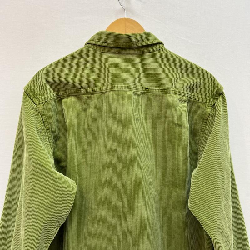 シュプリーム Supreme シャツ、ブラウス 長袖 21SS Washed Corduroy Shirt ウォッシュ加工 コーディロイシャツ M 緑 / グリーン / green メンズ USED 古着 中古 50159047