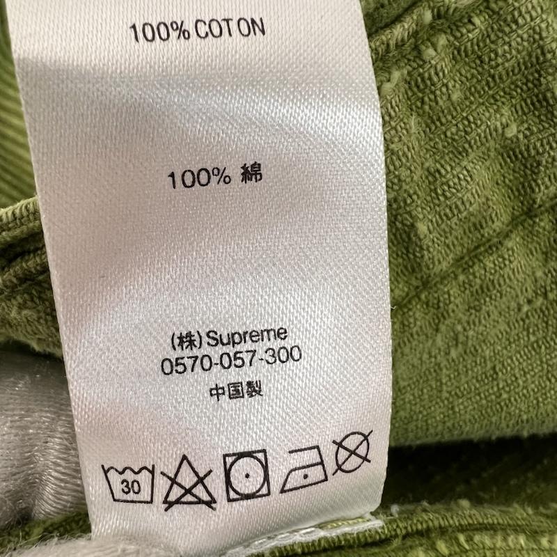 シュプリーム Supreme シャツ、ブラウス 長袖 21SS Washed Corduroy Shirt ウォッシュ加工 コーディロイシャツ M 緑 / グリーン / green メンズ USED 古着 中古 50159047