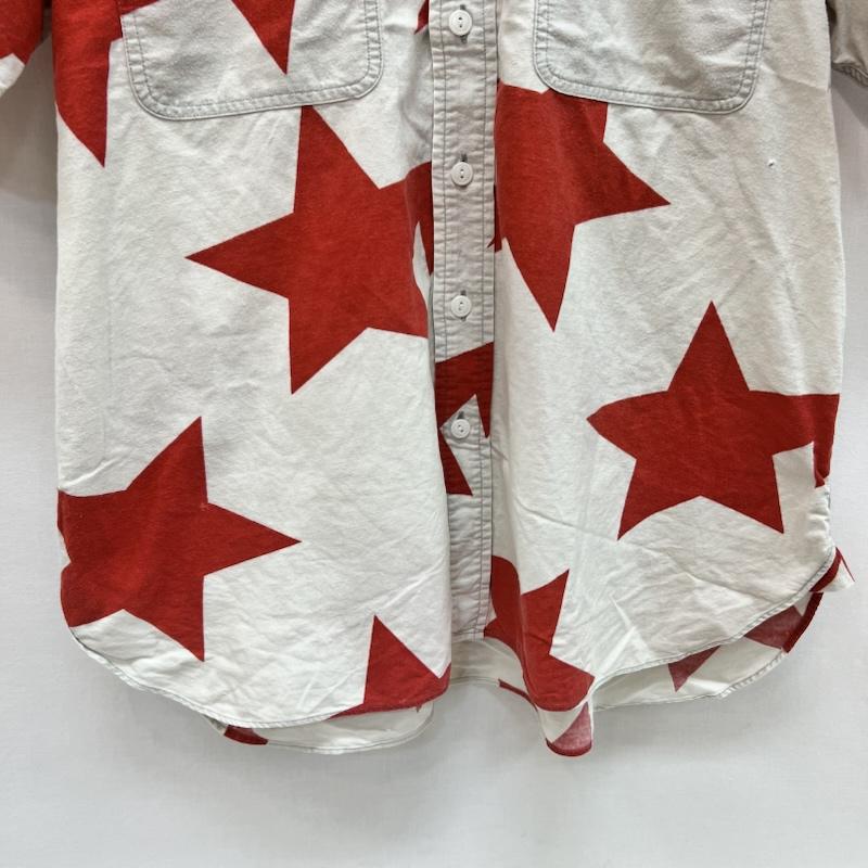 アベイシングエイプ A BATHING APE シャツ、ブラウス 半袖 BAPE STA スター 総柄 半袖 シャツ L メンズ USED 古着 中古 50159052