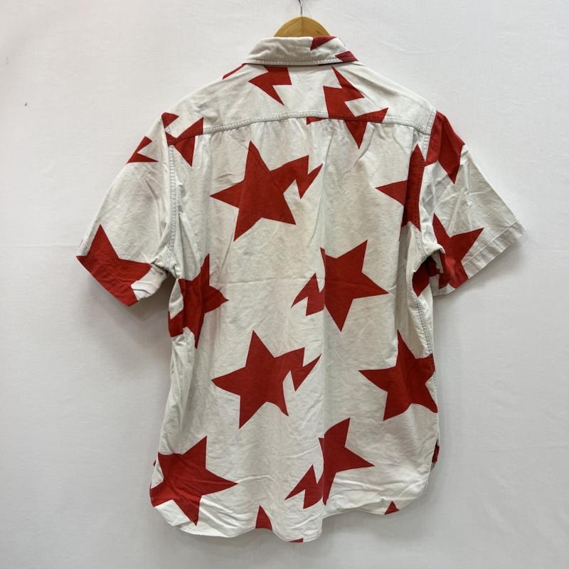 アベイシングエイプ A BATHING APE シャツ、ブラウス 半袖 BAPE STA スター 総柄 半袖 シャツ L メンズ USED 古着 中古 50159052