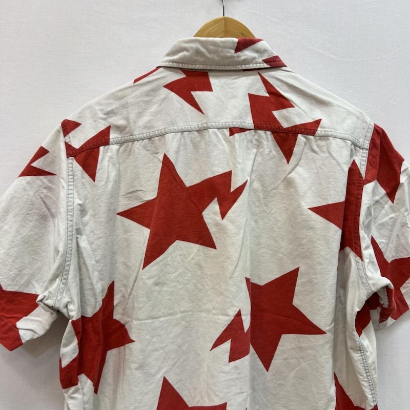 アベイシングエイプ A BATHING APE シャツ、ブラウス 半袖 BAPE STA スター 総柄 半袖 シャツ L メンズ USED 古着 中古 50159052