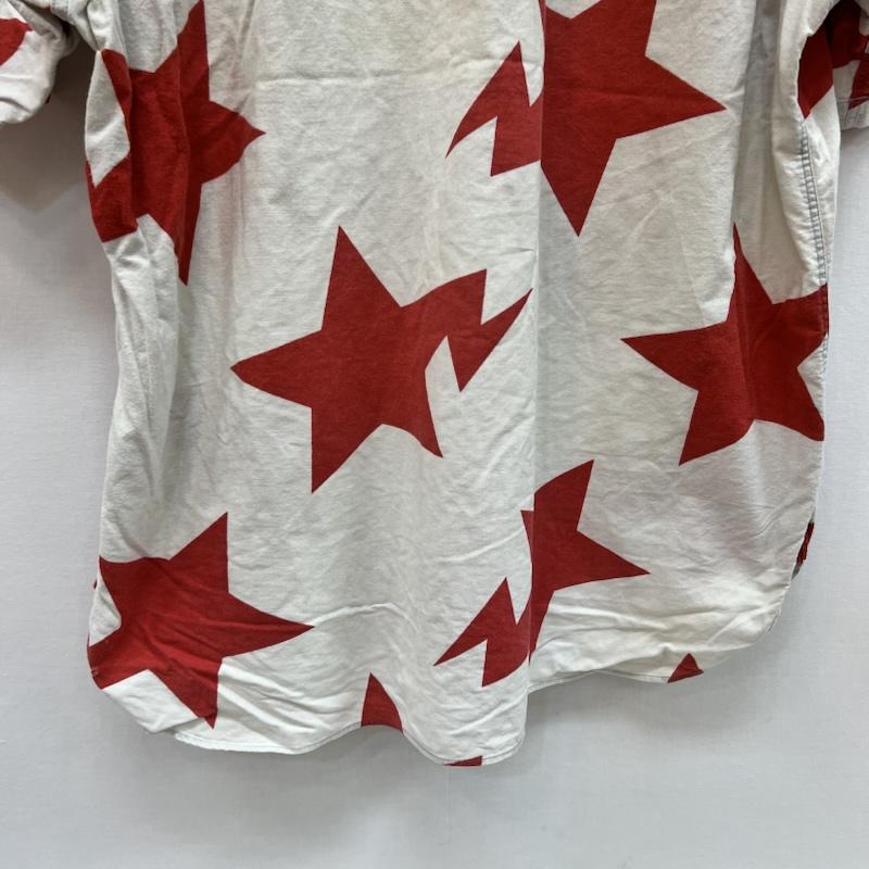 アベイシングエイプ A BATHING APE シャツ、ブラウス 半袖 BAPE STA スター 総柄 半袖 シャツ L メンズ USED 古着 中古 50159052