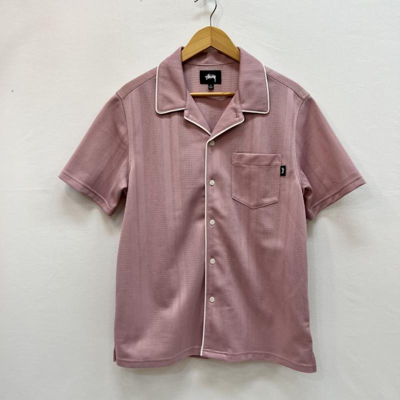 ステューシー STUSSY シャツ、ブラウス 半袖 メッシュ 半袖 シャツ S 桃 / ピンク / pink メンズ USED 古着 中古 50159054