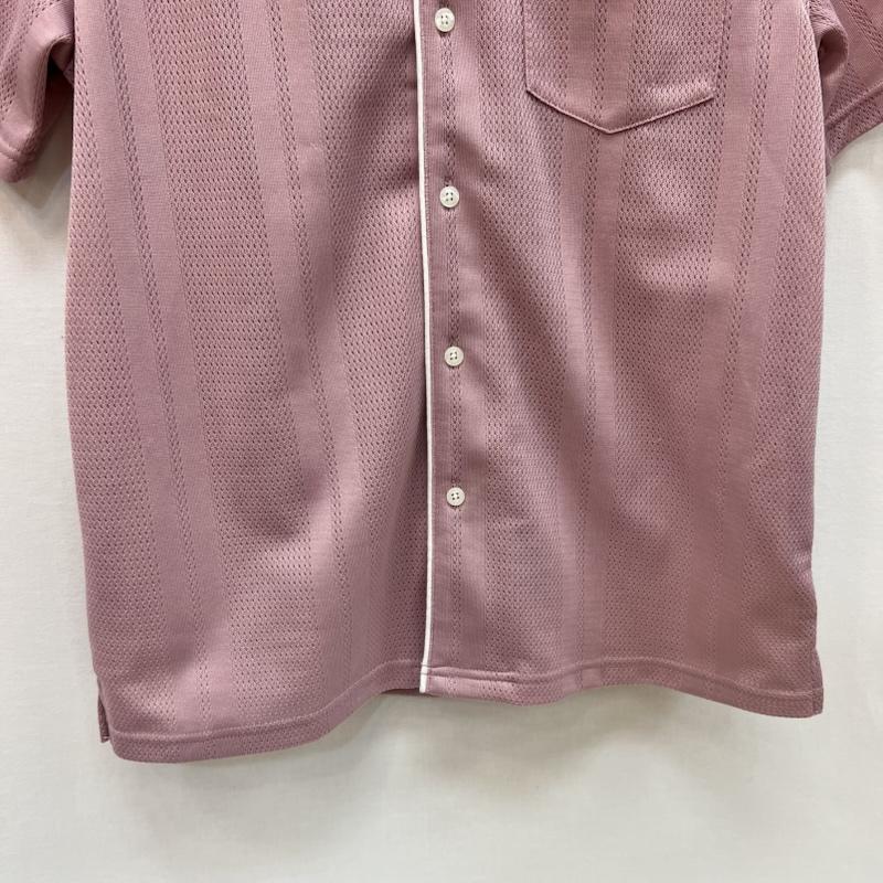 ステューシー STUSSY シャツ、ブラウス 半袖 メッシュ 半袖 シャツ S 桃 / ピンク / pink メンズ USED 古着 中古 50159054
