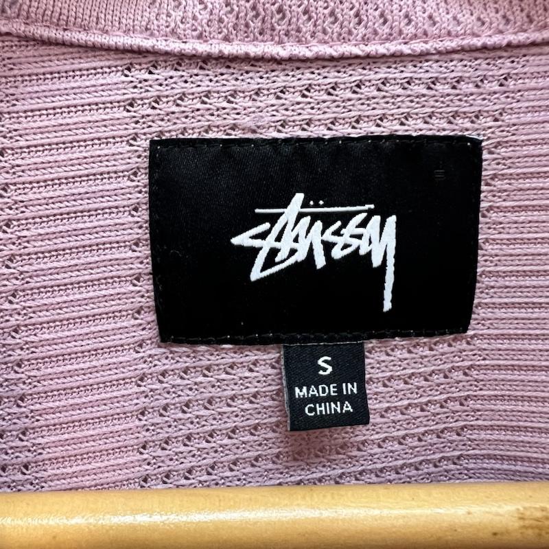 ステューシー STUSSY シャツ、ブラウス 半袖 メッシュ 半袖 シャツ S 桃 / ピンク / pink メンズ USED 古着 中古 50159054