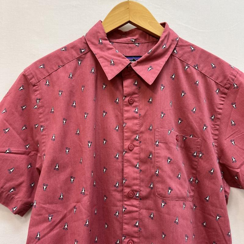 パタゴニア patagonia シャツ、ブラウス 半袖 52691SP21 ゴー トゥ シャツ 総柄 M 桃 / ピンク / pink メンズ USED 古着 中古 50159069