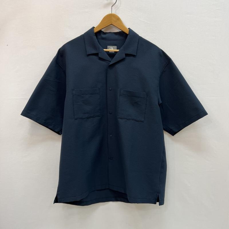 ザノースフェイス THE NORTH FACE シャツ、ブラウス 半袖 ショートスリーブ シアサッカーベントメッシュシャツ NR22360 M 紺 / ネイビー / navy メンズ USED 古着 中古 50159070