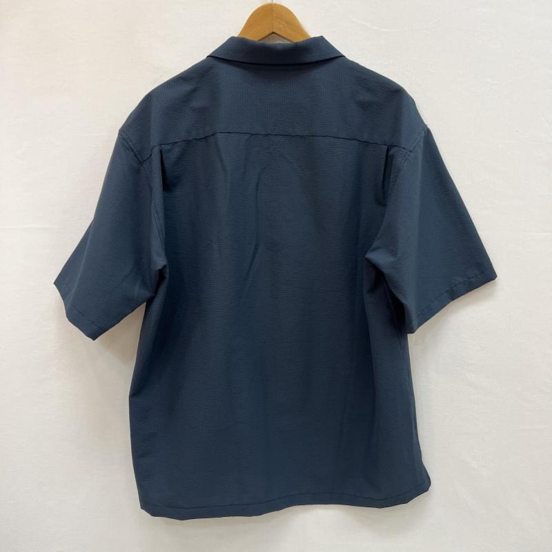 ザノースフェイス THE NORTH FACE シャツ、ブラウス 半袖 ショートスリーブ シアサッカーベントメッシュシャツ NR22360 M 紺 / ネイビー / navy メンズ USED 古着 中古 50159070