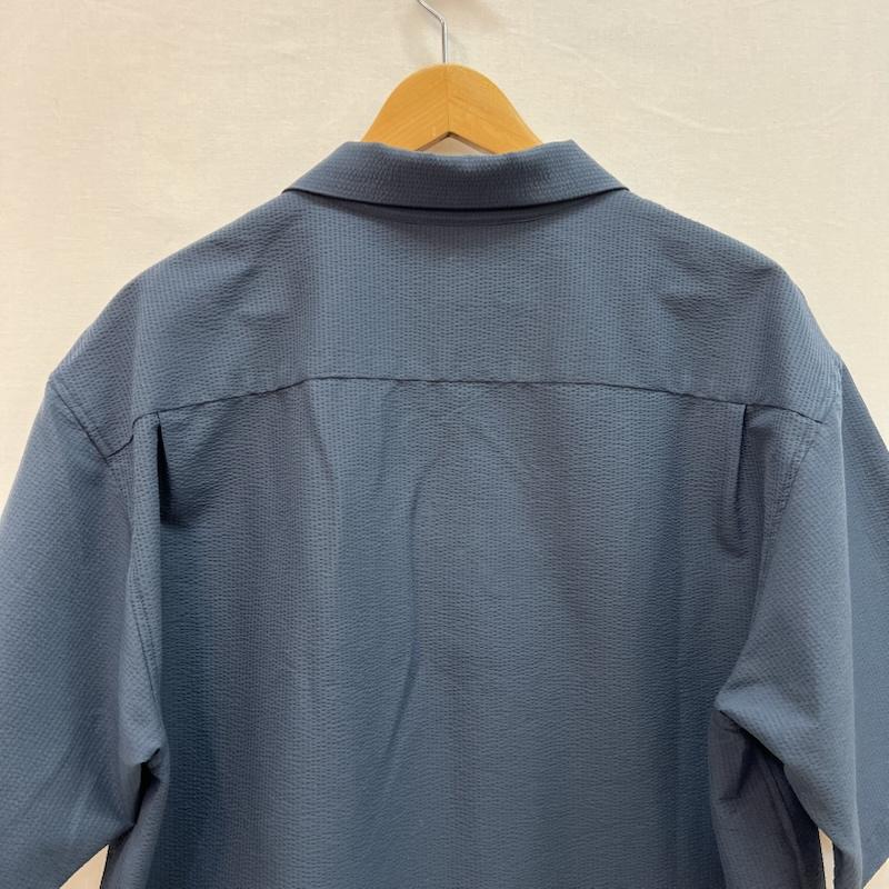 ザノースフェイス THE NORTH FACE シャツ、ブラウス 半袖 ショートスリーブ シアサッカーベントメッシュシャツ NR22360 M 紺 / ネイビー / navy メンズ USED 古着 中古 50159070