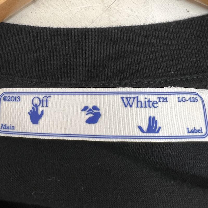 オフホワイト off white Tシャツ 長袖 バックロゴ 長袖 Tシャツ ロンＴ OMAB064F21JER011 XL 黒 / ブラック / black メンズ USED 古着 中古 50159072