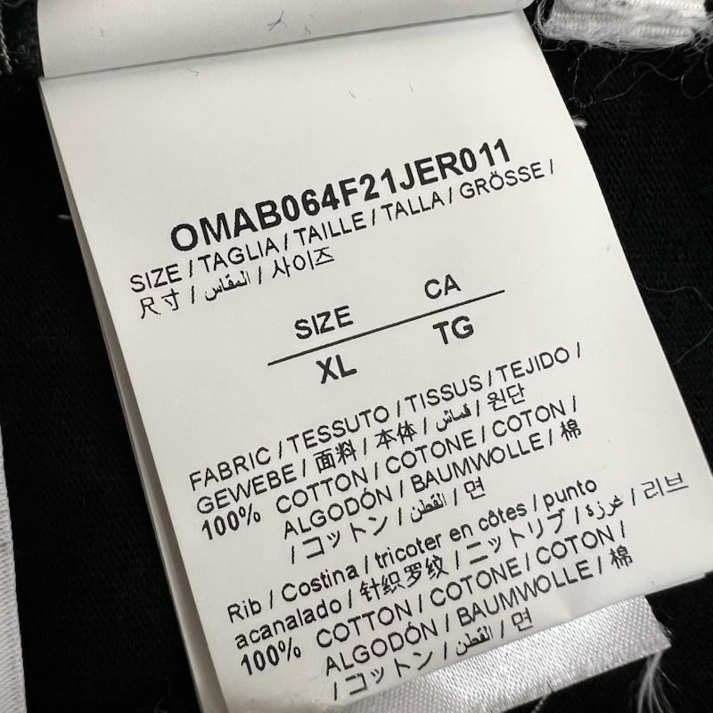 オフホワイト off white Tシャツ 長袖 バックロゴ 長袖 Tシャツ ロンＴ OMAB064F21JER011 XL 黒 / ブラック / black メンズ USED 古着 中古 50159072