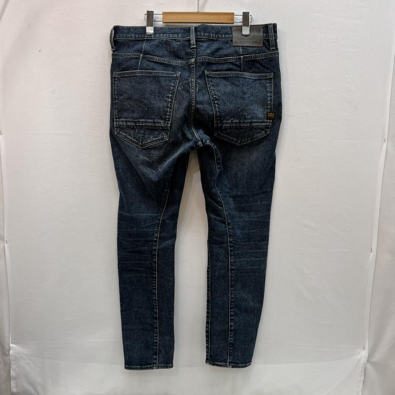 ジースターロゥ G-STAR RAW パンツ デニム、ジーンズ KAIRORI 3D SLIM ダメージ加工 デニムパンツ 34インチ メンズ USED 古着 中古 50159075