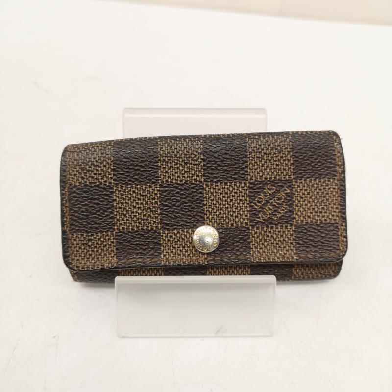 ルイヴィトン LOUIS VUITTON キーケース キーケース ミュルティクレ4 M62631 ダミエ 4連キーケース - 茶 / ブラウン / brown メンズ USED 古着 中古 50159083