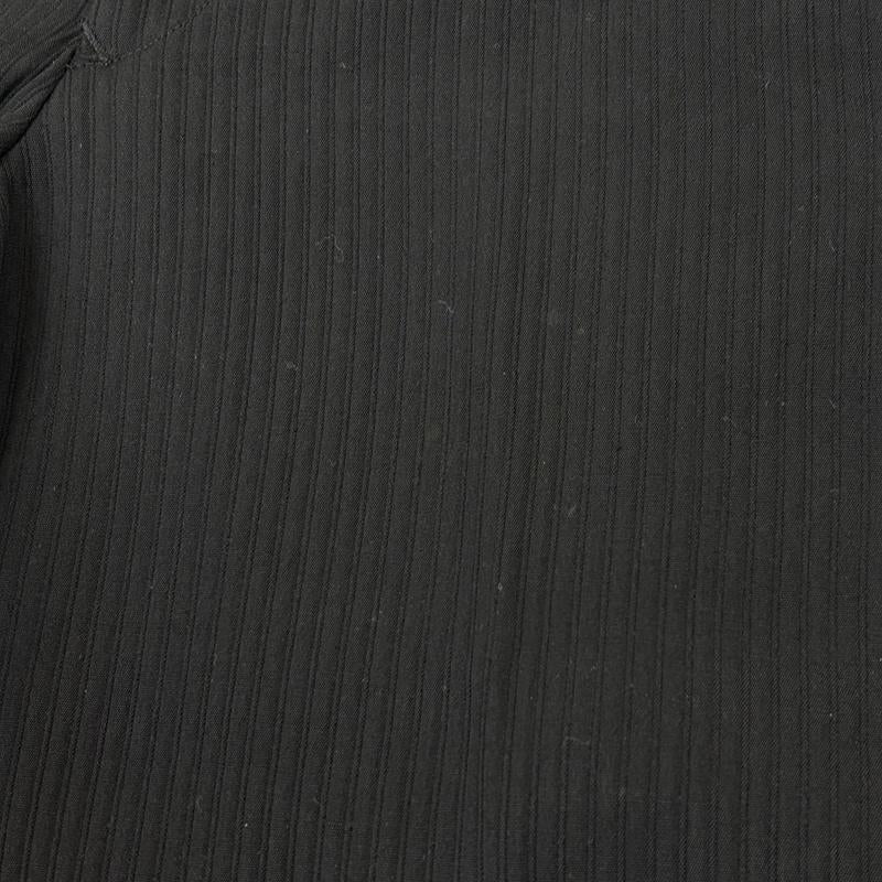 ヨウジヤマモトプールオム Yohji Yamamoto POUR HOMME パンツ スラックス ストライプ サスペンダーボタン テーパード スラックス パンツ S 黒 / ブラック / black メンズ USED 古着 中古 50159088
