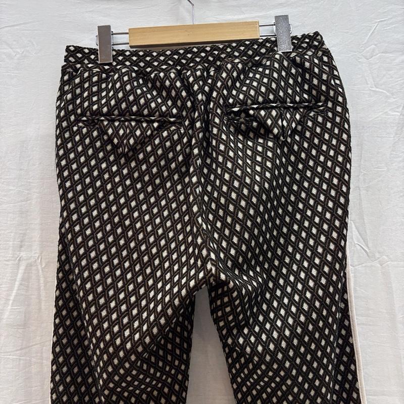 サスクワァッチファブリックス SASQUATCHfabrix. ボトムス ボトムス 23SS-PA9-016 BOOT CUT RETRO TRACK PANTS ブーツカット ダイヤ柄 ライン トラック パンツ L メンズ USED 古着 中古 50159089