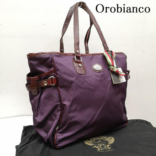 オロビアンコ Orobianco トートバッグ トートバッグ ビッグ トート バッグ fervore-c - 紫 / パープル / purple メンズ USED 古着 中古 50159099