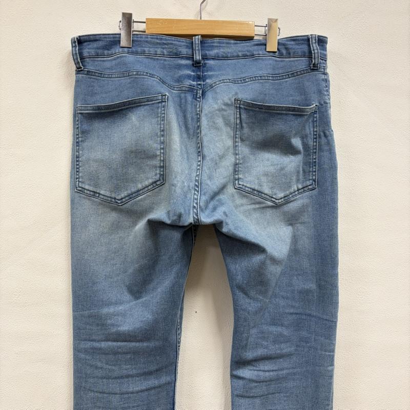 アヴィレックス AVIREX パンツ デニム、ジーンズ MA-1 ポケット ストレッチ スキニー デニム ロゴ 刺繍 XXL ワンポイント X ロゴ、文字 X 刺繍 青 / ブルー / blue メンズ USED 古着 中古 50159108
