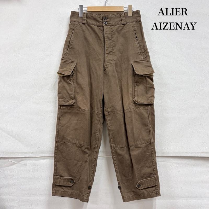 古着 USED パンツ ワークパンツ、ペインターパンツ ALIER AIZENAY カーゴパンツ MILITARY ミリタリー M-47 軍物 サイズ22 ボタンフライ - 無地 カーキ / カーキ / khaki メンズ USED 古着 中古 50159114