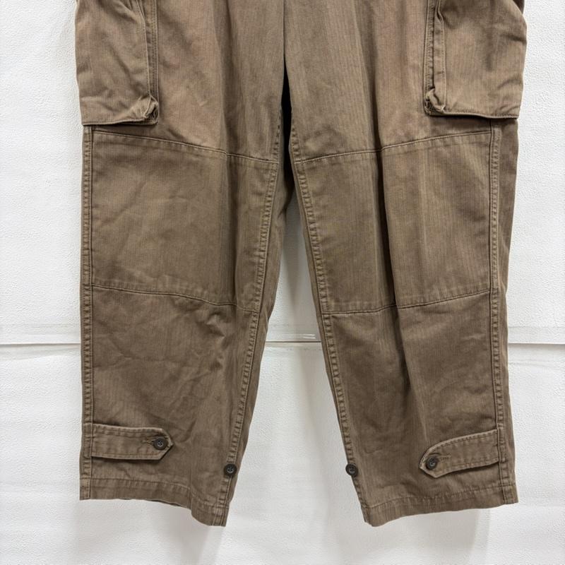 古着 USED パンツ ワークパンツ、ペインターパンツ ALIER AIZENAY カーゴパンツ MILITARY ミリタリー M-47 軍物 サイズ22 ボタンフライ - 無地 カーキ / カーキ / khaki メンズ USED 古着 中古 50159114
