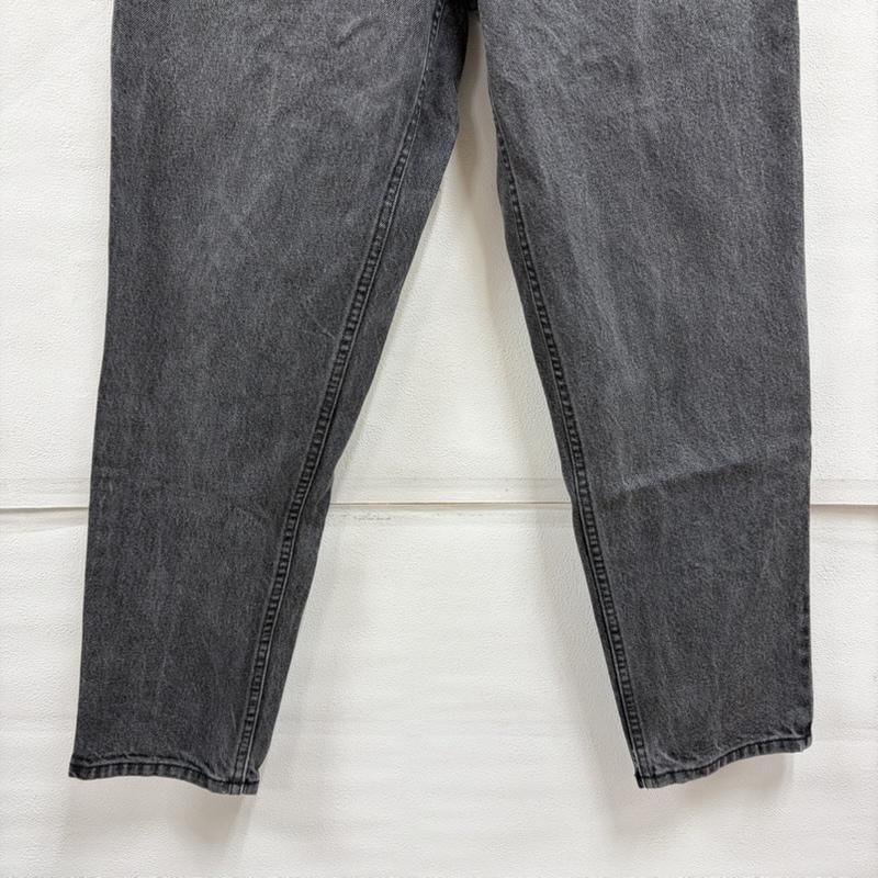 ゲス Guess パンツ デニム、ジーンズ 90s USA製 テーパード ブラックデニム ヴィンテージ 三角ロゴ 32インチ ロゴ、文字 黒 / ブラック / black メンズ USED 古着 中古 50159121
