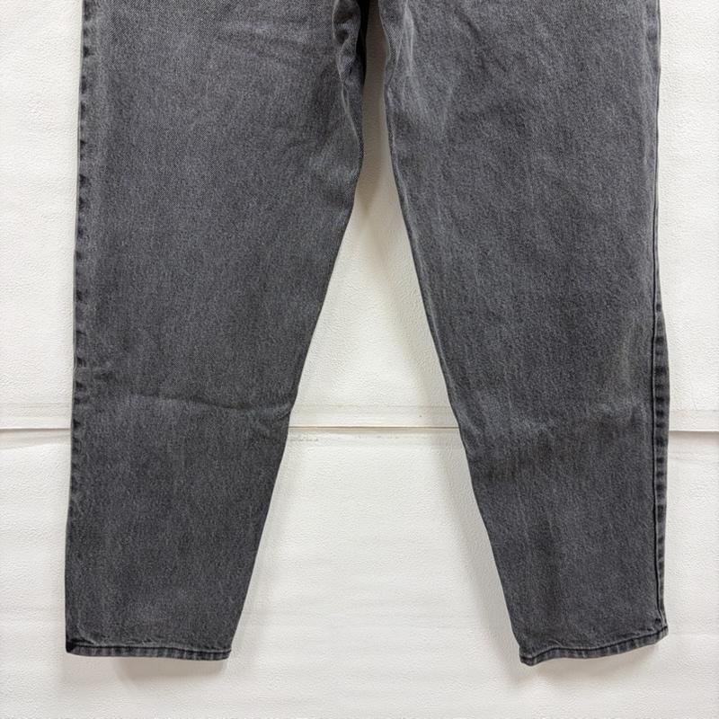 ゲス Guess パンツ デニム、ジーンズ 90s USA製 テーパード ブラックデニム ヴィンテージ 三角ロゴ 32インチ ロゴ、文字 黒 / ブラック / black メンズ USED 古着 中古 50159121