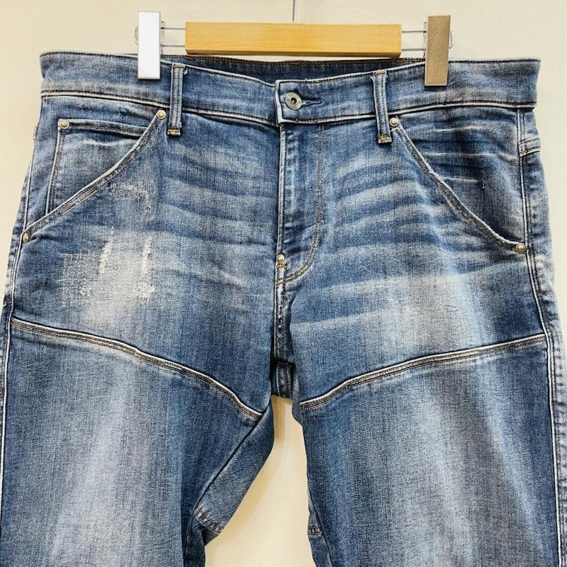 ジースターロゥ G-STAR RAW パンツ デニム、ジーンズ 5620 3D ZIP KNEE SKINNY スキニー バイカー デニムパンツ 32インチ メンズ USED 古着 中古 50159125