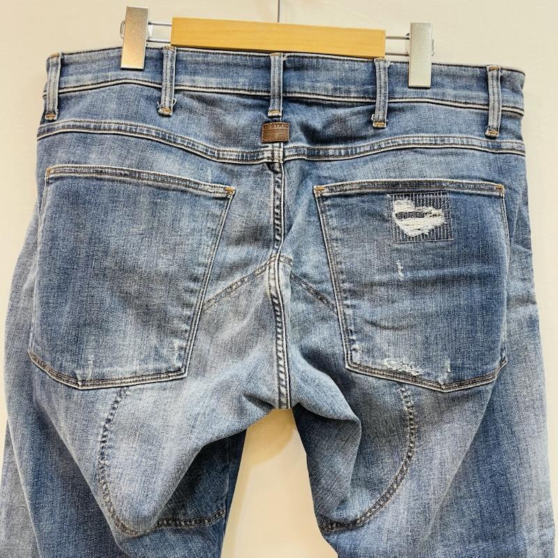 ジースターロゥ G-STAR RAW パンツ デニム、ジーンズ 5620 3D ZIP KNEE SKINNY スキニー バイカー デニムパンツ 32インチ メンズ USED 古着 中古 50159125