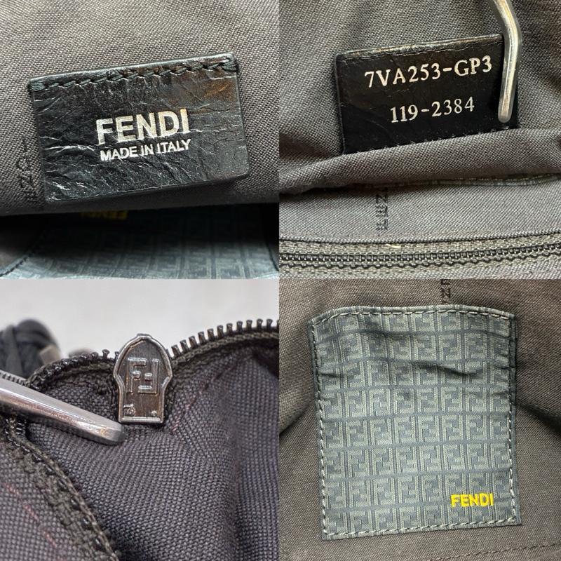 フェンディ FENDI ボディバッグ ボディバッグ ナイロン レザー メッシュ クロス ボディ ウエスト バッグ - ワンポイント X ロゴ、文字 メンズ USED 古着 中古 50159130