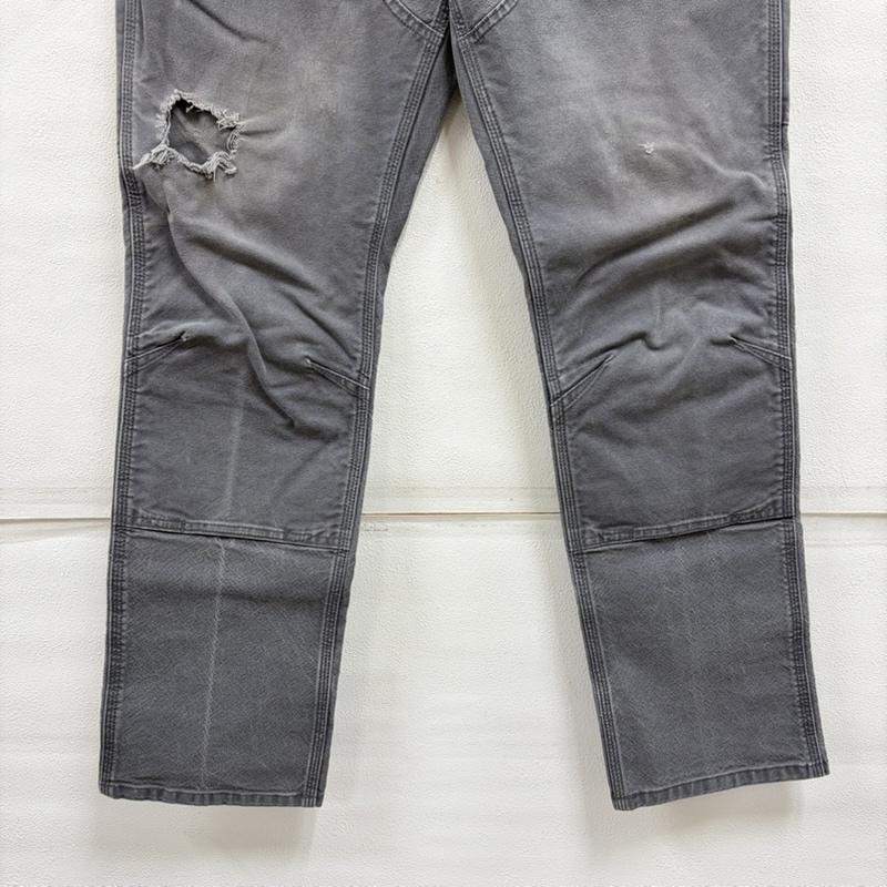 カーハート Carhartt パンツ ワークパンツ、ペインターパンツ ダブルニー ダック ペインター パンツ カーゴ ワーク フェード ジッパーフライ バングラデシュ製 32インチ ワンポイント X ロゴ、文字 灰 / グレー / gray メンズ USED 古着 中古 50159132
