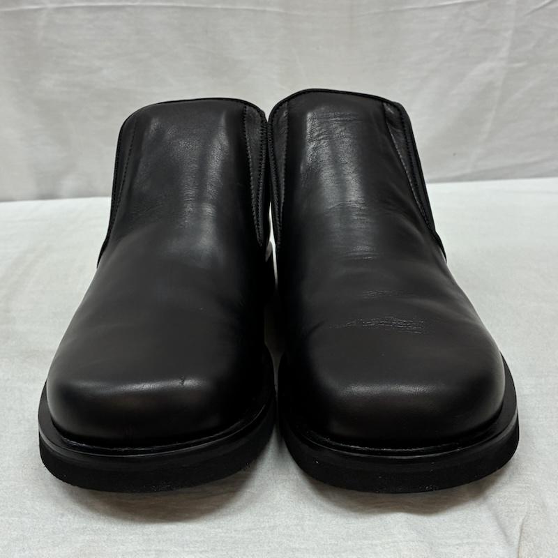 エンポリオアルマーニ EMPORIO ARMANI ブーツ ショートブーツ スクエアトゥ レザー ショート ブーツ 革靴 イタリア製 43 27.0cm メンズ USED 古着 中古 50159133