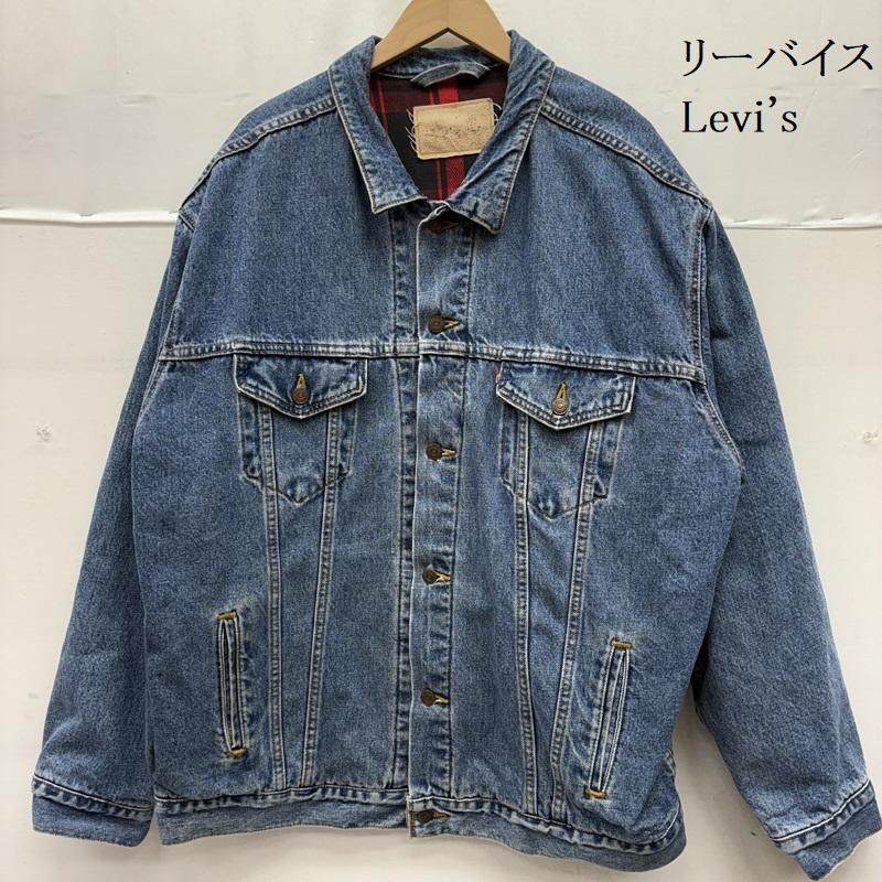 リーバイス Levi s ジャケット、上着 ジャケット、ブレザー 90s ボタン裏 527 USA製 ネル生地 ライナー デニムジャケット Gジャン 70427 青 / ブルー / blue メンズ USED 古着 中古 50159142